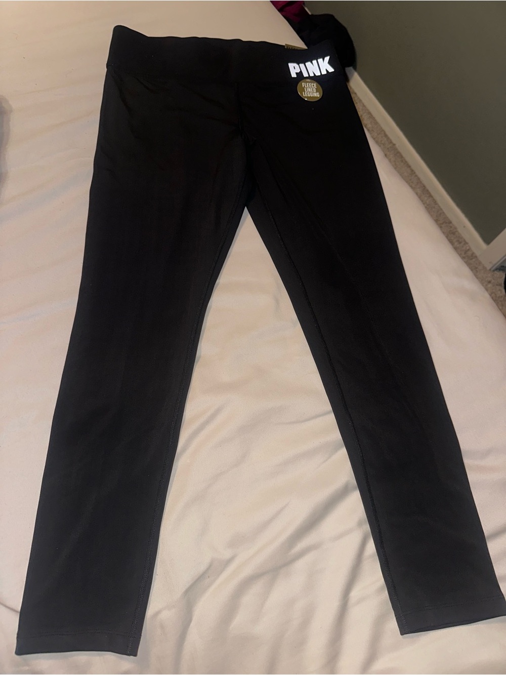 PINK Victoria's Secret Women’s Black Leggings - Comfortable Everyday Bottoms